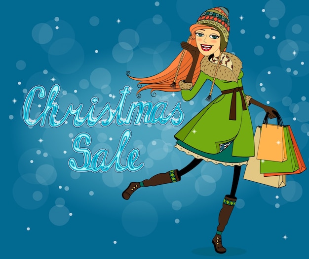 Christmas discounts Vector | Free Download