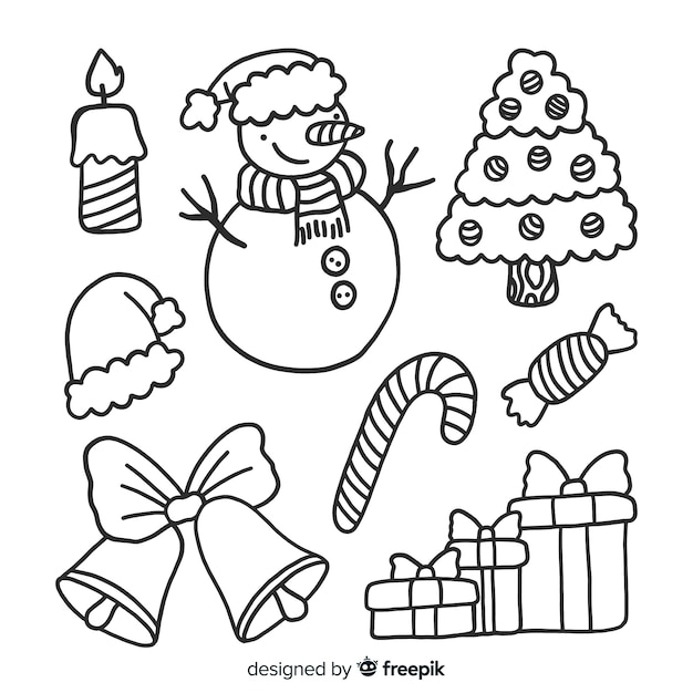 free-vector-christmas-element-collection