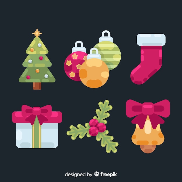 Free Vector Christmas Element Collection