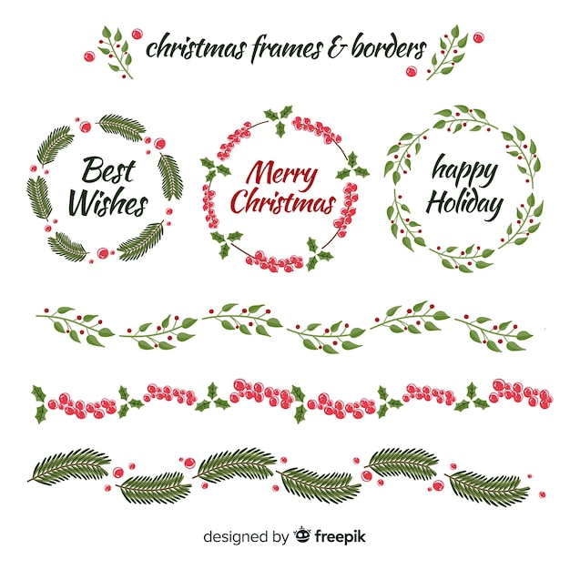Download Christmas frames & borders Vector | Free Download