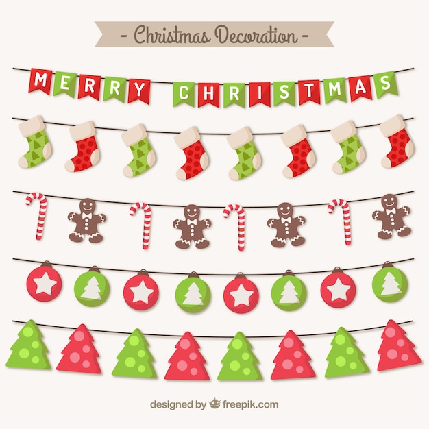 Christmas Decorations Vector Pack: Christmas decoration 