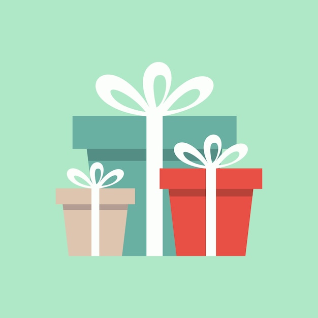 Download Christmas gift box vector | Premium Vector