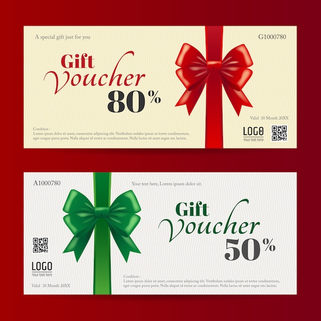 Premium Vector | Christmas gift card