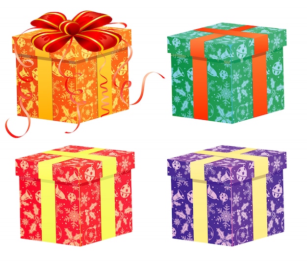 Christmas gift  Premium Vector