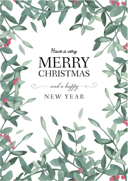 christmas greeting card template free download