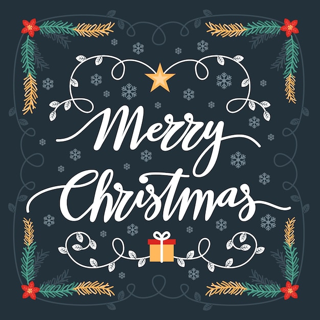 Christmas greeting | Free Vector