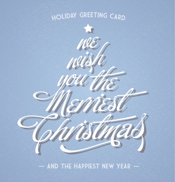 Christmas holidays greeting card