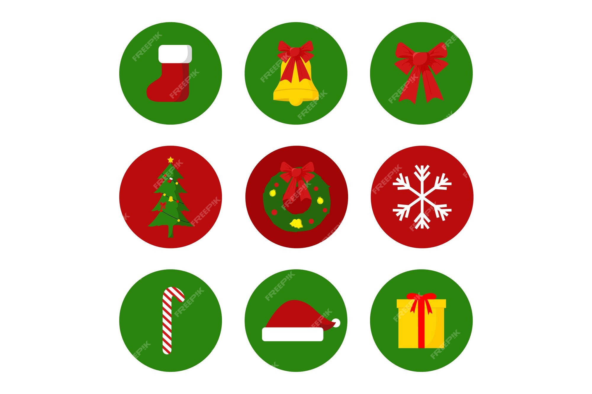 Premium Vector | Christmas instagram highlight