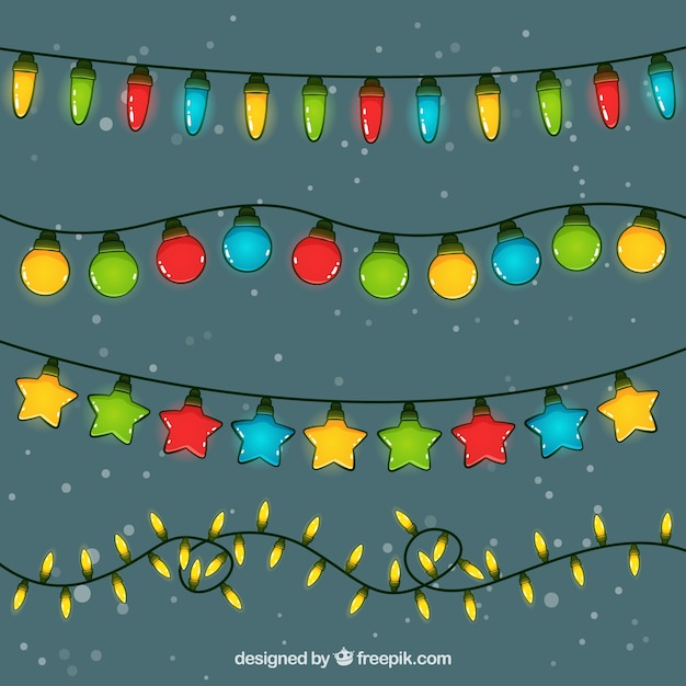 Free Vector | Christmas lights