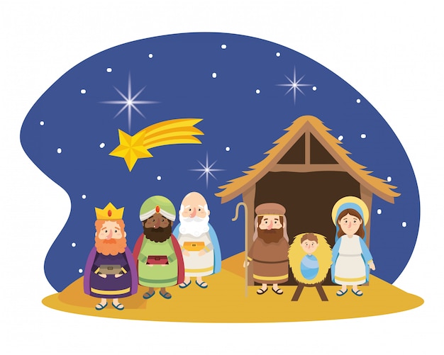 Image result for nativity cartoon