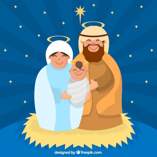 Download Christmas nativity scene | Free Vector