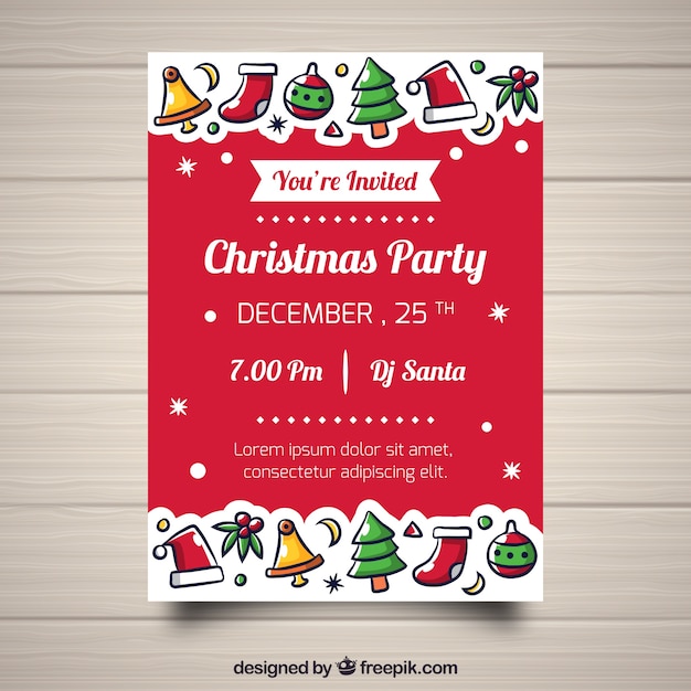 Christmas party banner