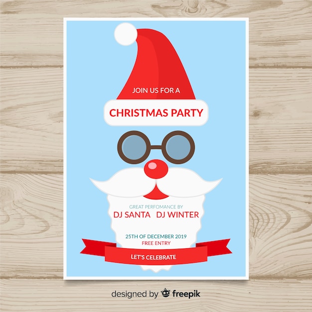 Christmas party banner | Free Vector