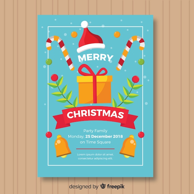 Free Vector | Christmas party banner