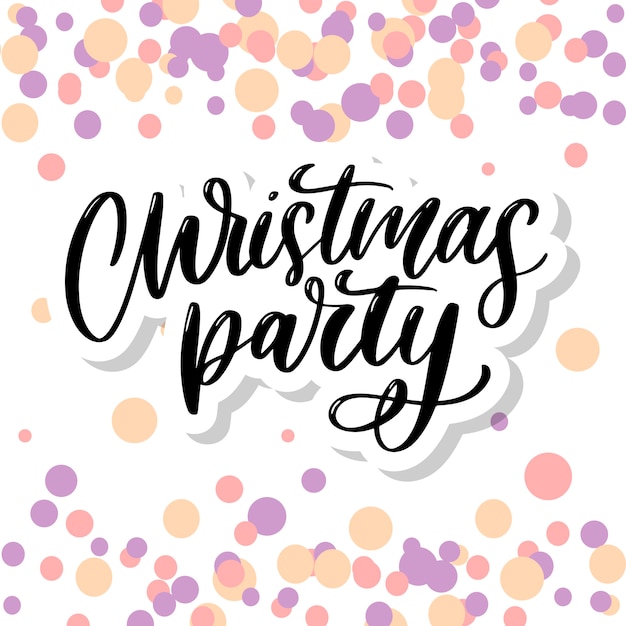 Premium Vector | Christmas party