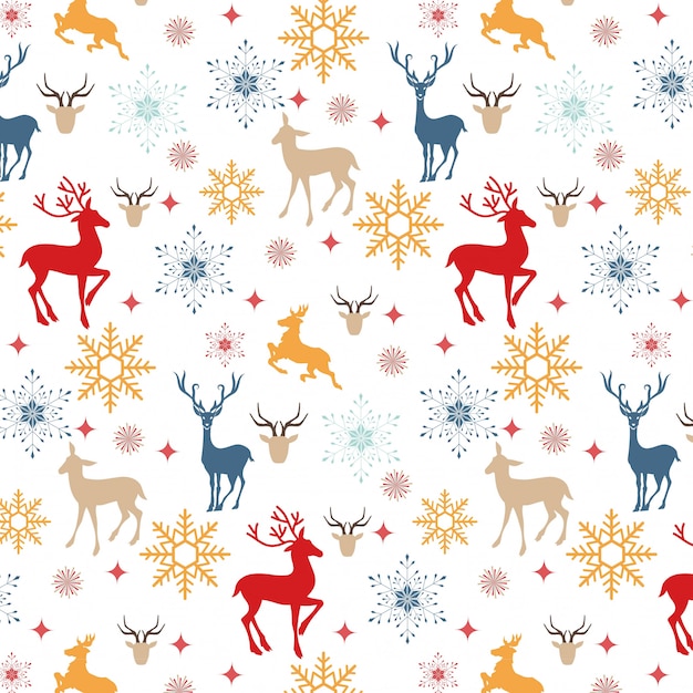 Premium Vector | Christmas pattern design