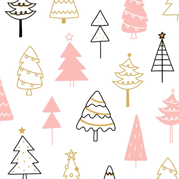 Free Vector | Christmas pattern