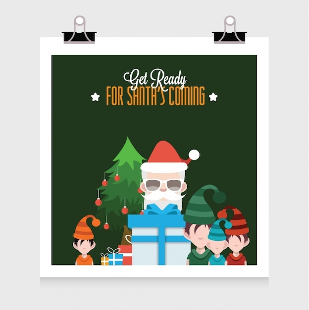 Free Vector | Christmas poster design