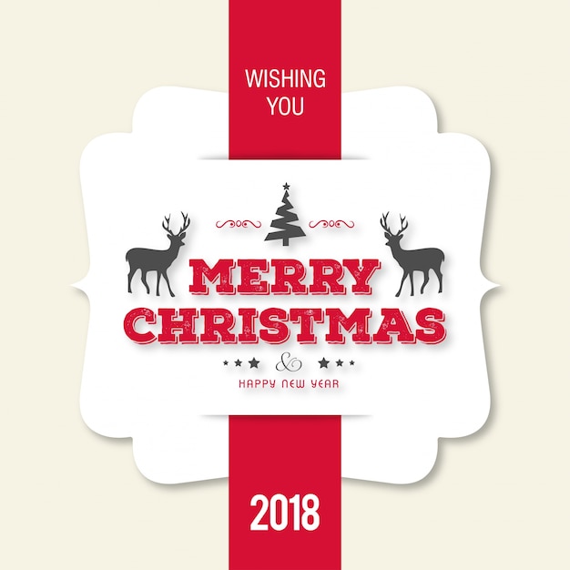 Download Premium Vector Christmas Poster Including Creative Typography And Christmas Elements On Plain Background SVG Cut Files