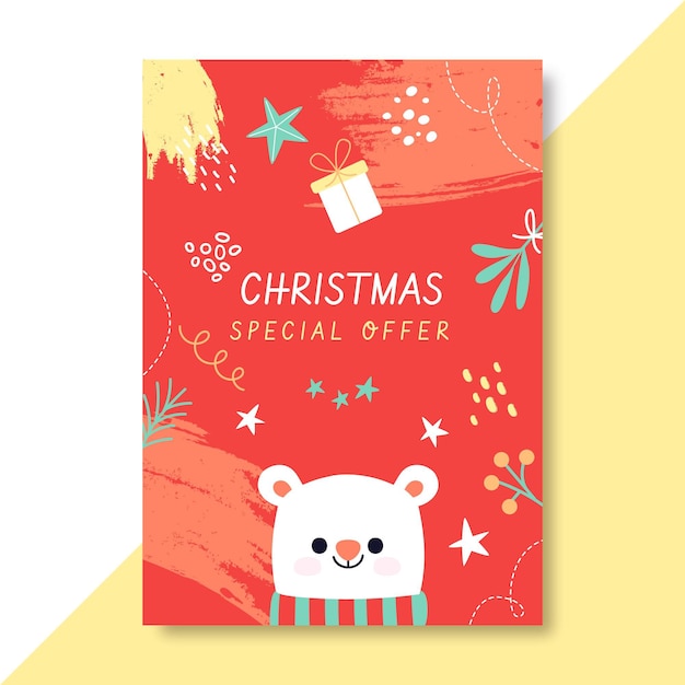 free-vector-christmas-poster-template