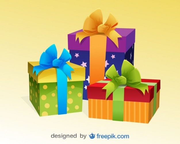Download Christmas presents Vector | Free Download