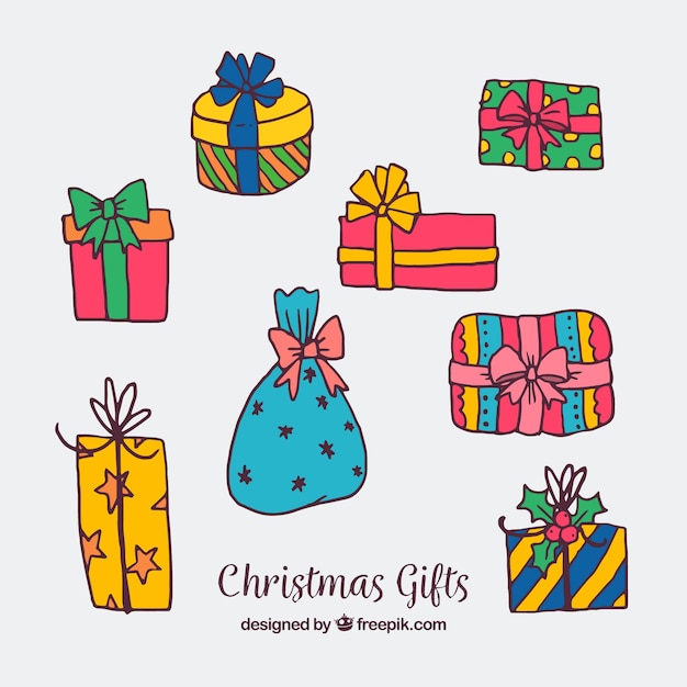 Free Vector | Christmas presents