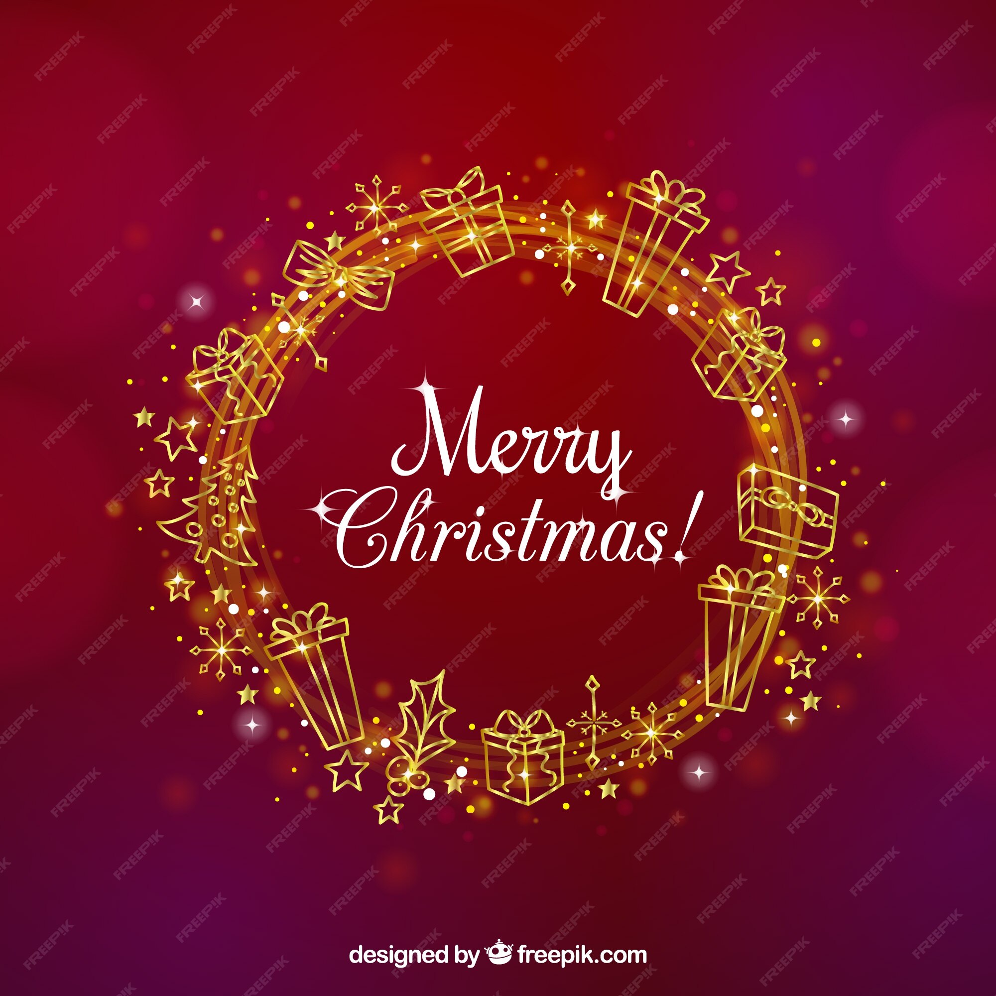 Free Vector | Christmas sale background