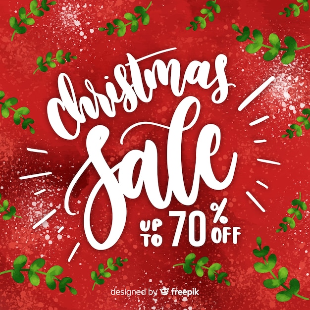 Christmas sales banner | Free Vector