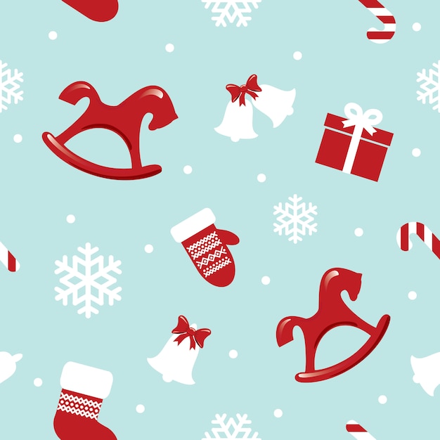 Download Free Christmas Seamless Pattern With Red Horses Premium Vector Use our free logo maker to create a logo and build your brand. Put your logo on business cards, promotional products, or your website for brand visibility.