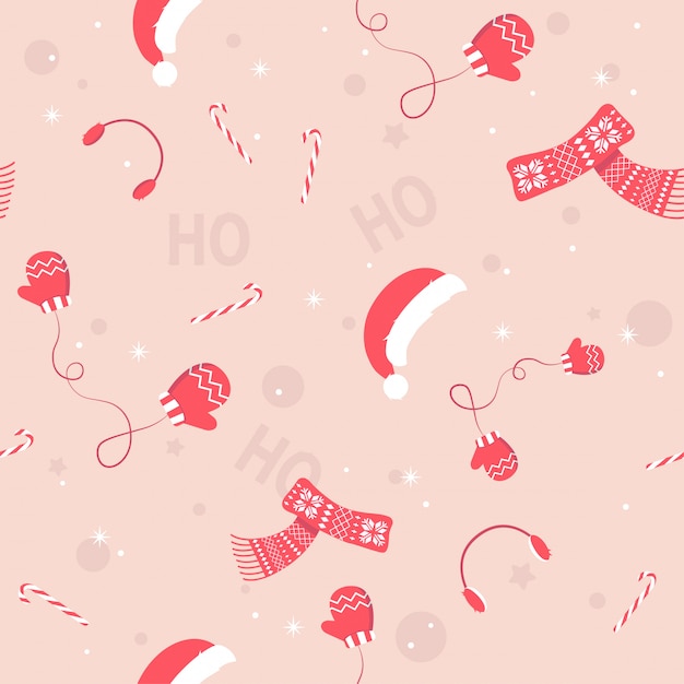 Premium Vector | Christmas seamless pattern