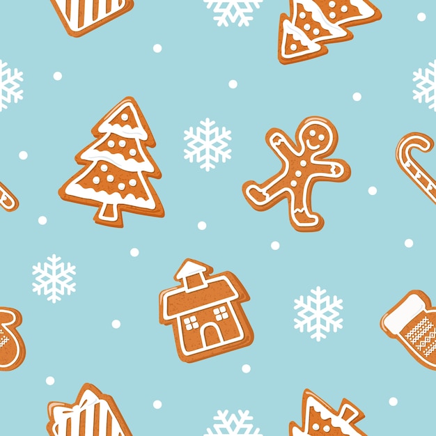 Premium Vector Christmas Seamless Pattern