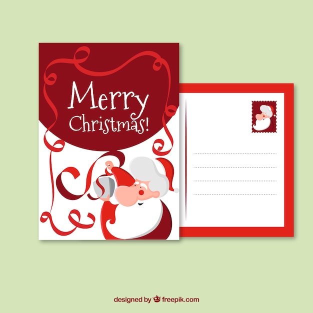 Christmas season greeting card