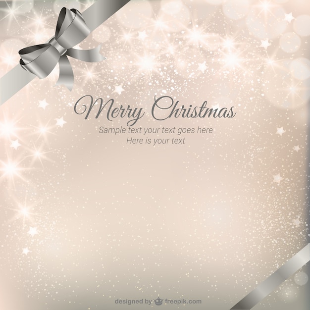 Christmas silver background