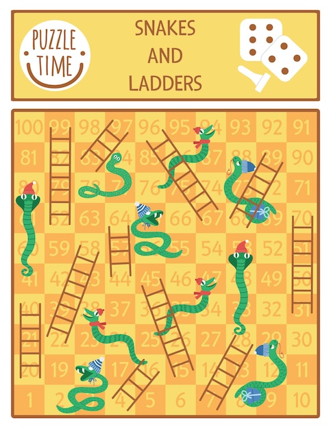 free editable snakes and ladders template