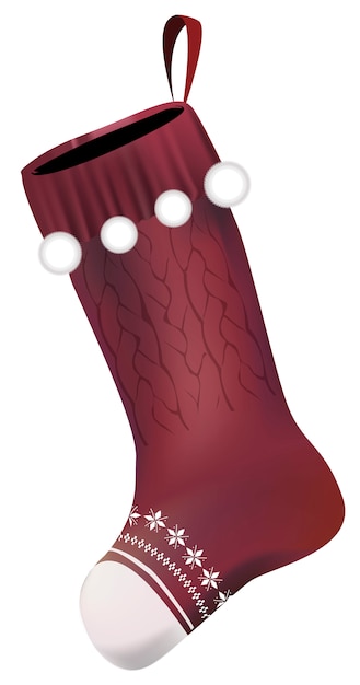 Download Free Vector | Christmas sock