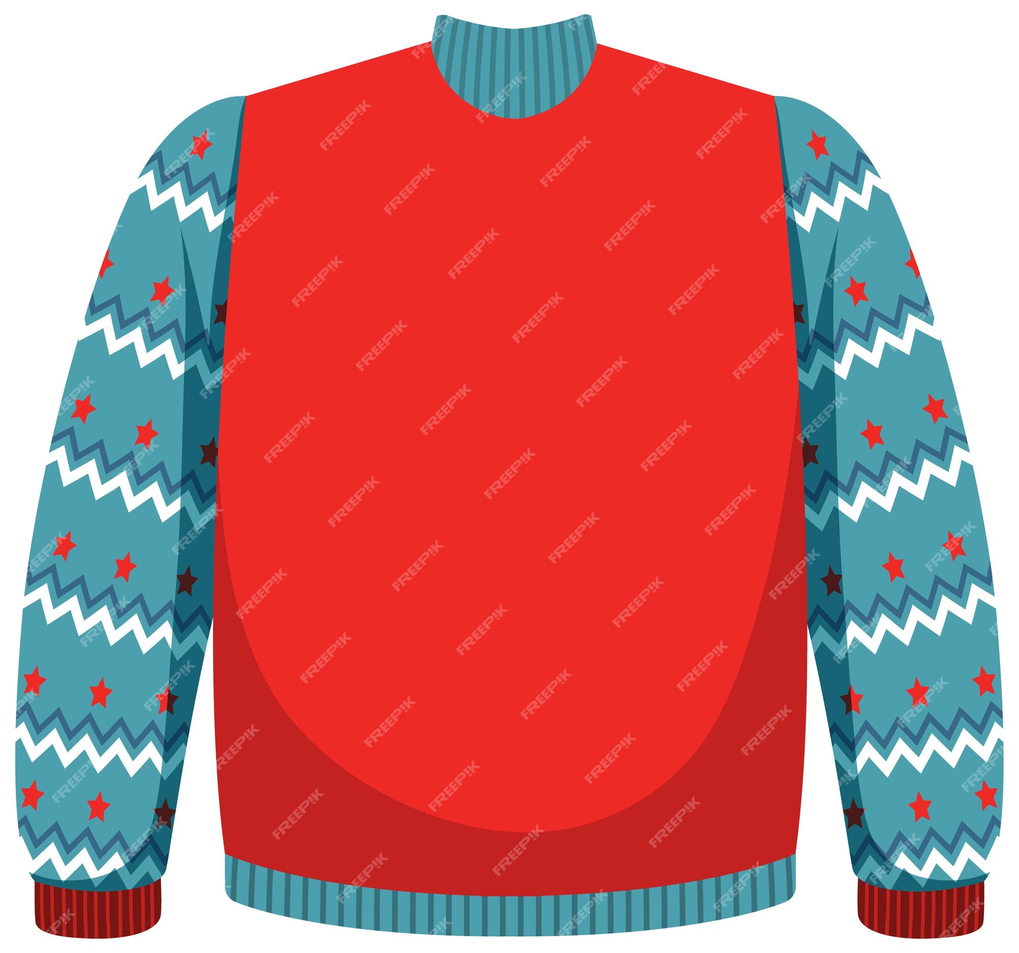 Premium Vector | Christmas sweater in cartoon style isolated