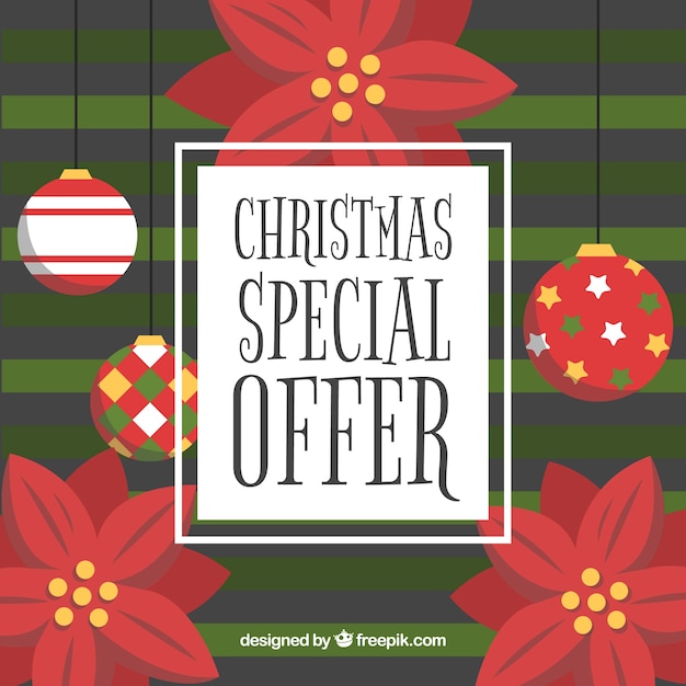 Christmas template with | Free Vector