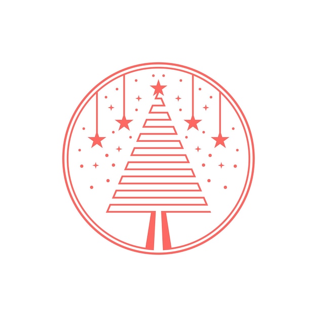 Premium Vector Christmas Tree Vibes Vector Illustration