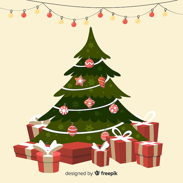 Free Vector | Christmas tree