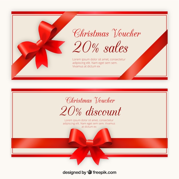 Christmas Coupon Template Free from image.freepik.com