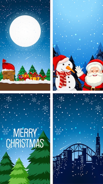 Download Free Vector Christmas Wallpaper Themes PSD Mockup Templates