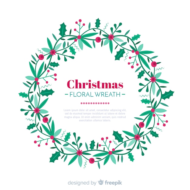 Free Vector | Christmas wreath