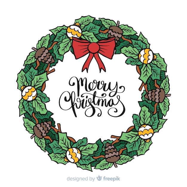 Free Vector | Christmas wreath