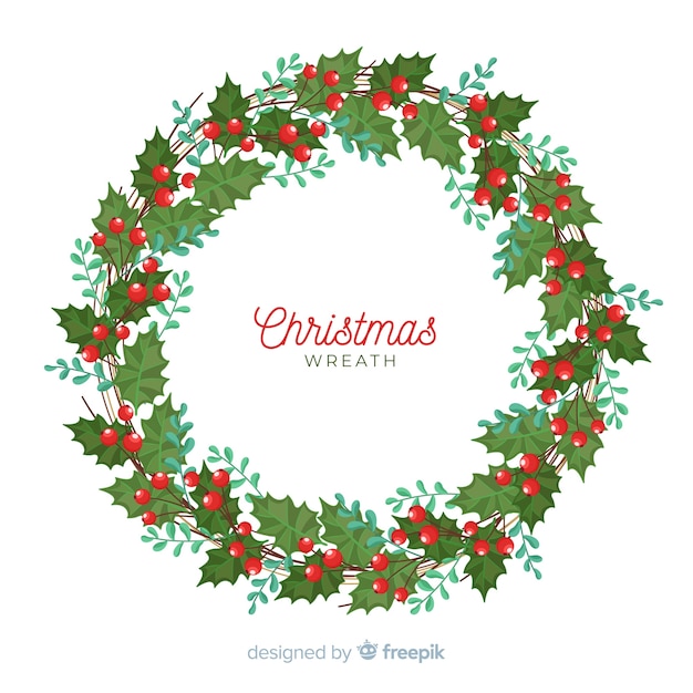 Free Vector | Christmas wreath