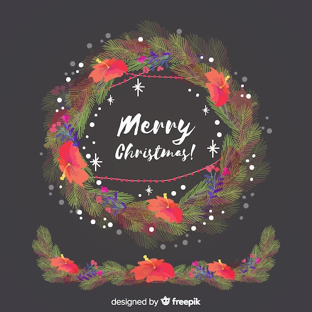 Free Vector | Christmas wreath