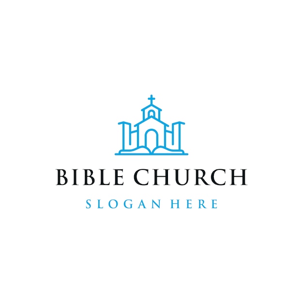 Download Free Church And Bible Logo Design With Design Style Premium Vector Use our free logo maker to create a logo and build your brand. Put your logo on business cards, promotional products, or your website for brand visibility.