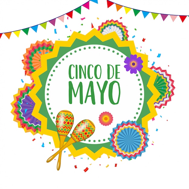 Cinco de mayo background | Premium Vector