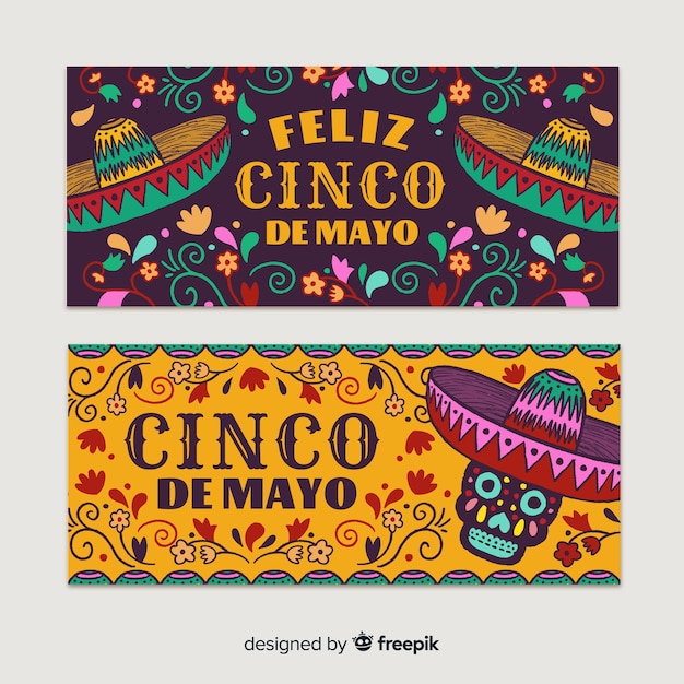 Cinco De Mayo Banner Vector Free Download