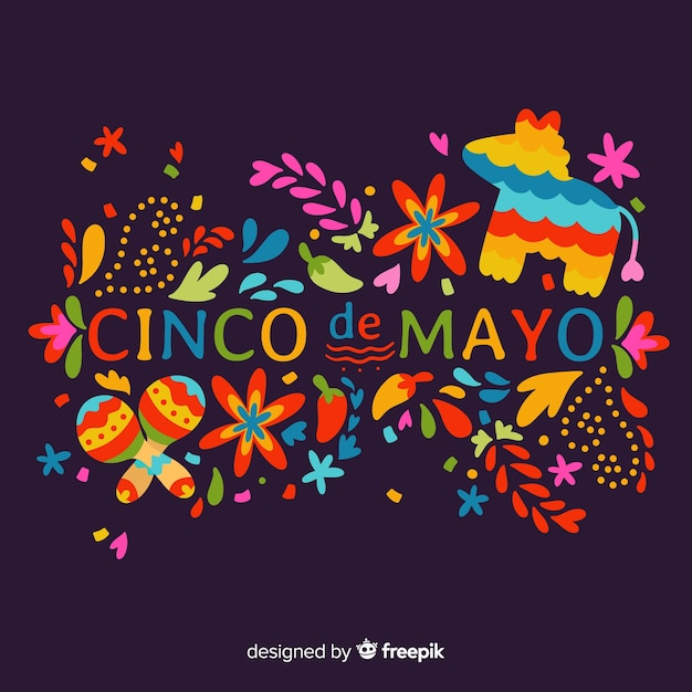 Free Vector | Cinco de mayo