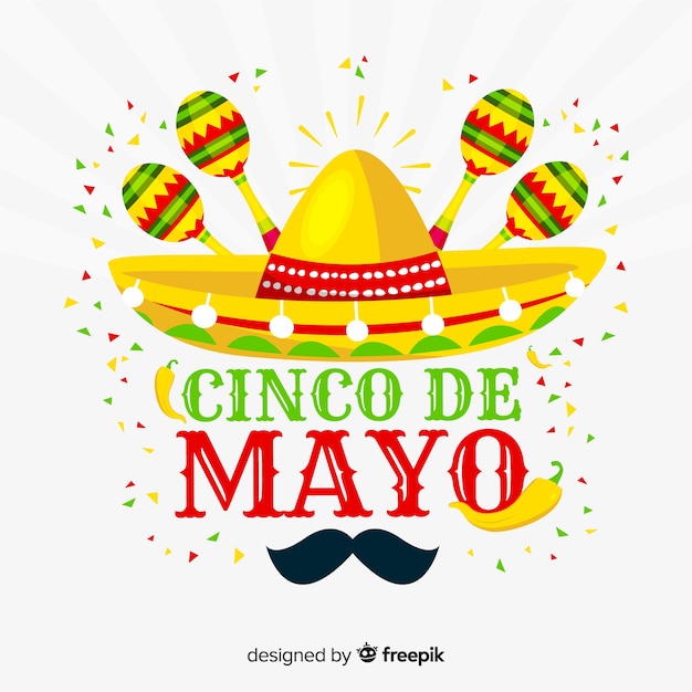 Free Vector | Cinco de mayo